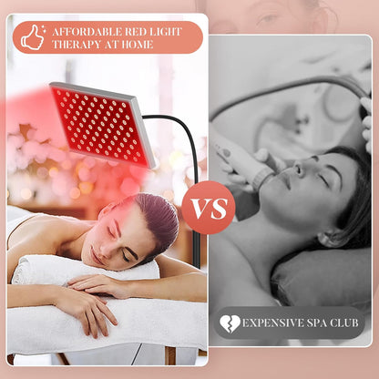 Red Light Therapy for Body Face, Infrared Light Therapy Panel Lamp with Stand, 660Nm and 850Nm near Infrared LED Red Lights Therapy Device at Home, Gift for Mom Wife Girlfriend Sister Women